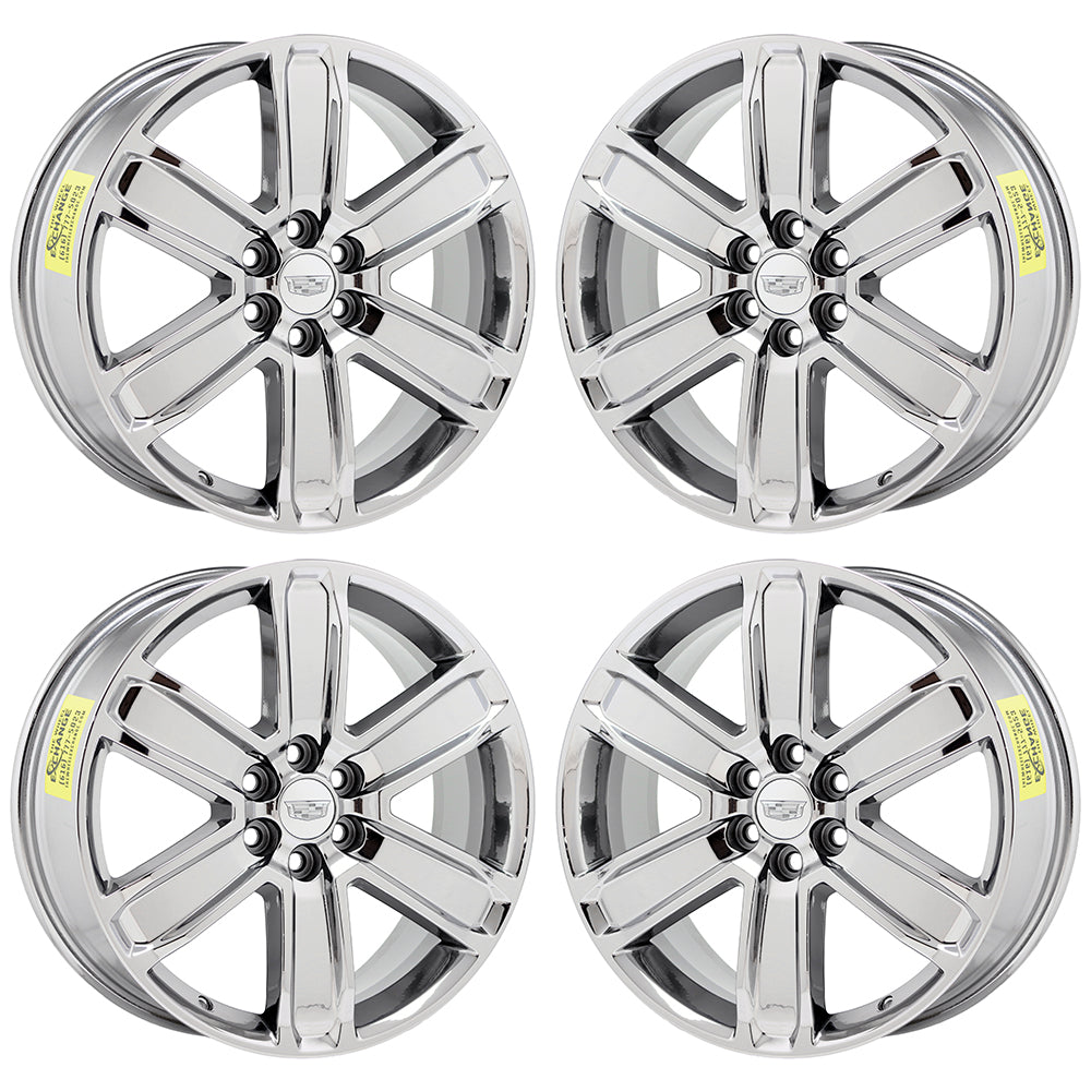 20" GMC Acadia Denali Bright Chrome wheels rims Factory OEM set 4800 5794
